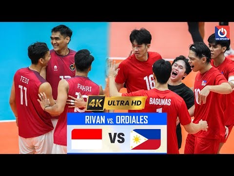 Full 4K | INDONESIA vs PHILIPPINES | Quyết chiến đỉnh cao, đẳng cấp huyền thoại Rivan Nurmulki