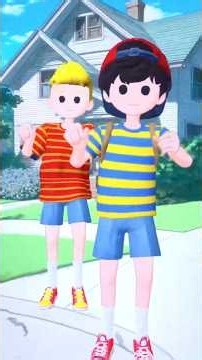 Earthbound/Mother: Bein Friends #ness #lucas #earthbound #mother2ギーグの逆襲 #3danimation #shorts
