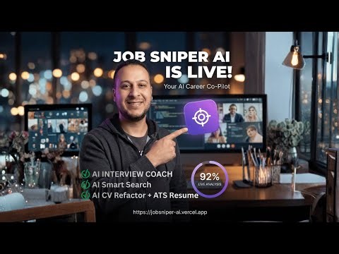 JobSniper AI: Real-time AI Interview Coach & CV Refactor (Full Demo) 🚀