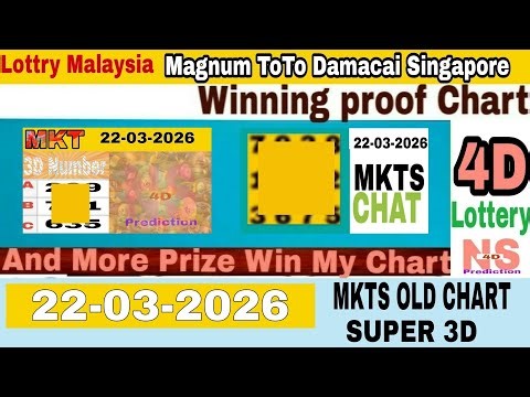 22-03-2026 MKTS Old Chart With Super 3D For Magnum 4D Damacai 4D Toto 4d Singapore 4D