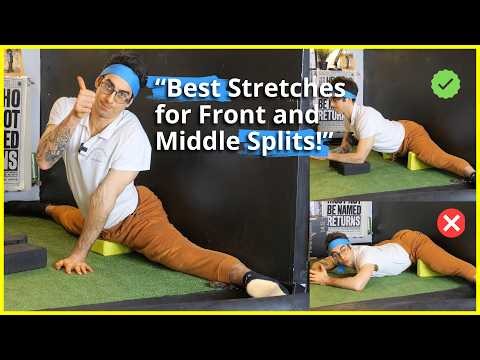 Best Stretches for Splits: Intermediate Front Split & Middle Split Exercises (Full Tutorial)