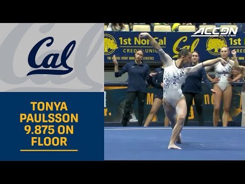 Cal's Tonya Paulsson Takes 1st On Floor With 9.875 | 2026 ACC Gymnastics
