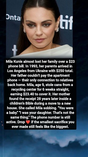 Mila Kunis’ $23 Sacrifice as a 9-Year-Old Will Touch Your Heart ❤️ | Inspiring Story