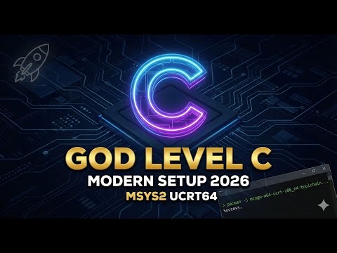 C Programming Masterclass Ep. 1: Modern Setup & UCRT64 Installation