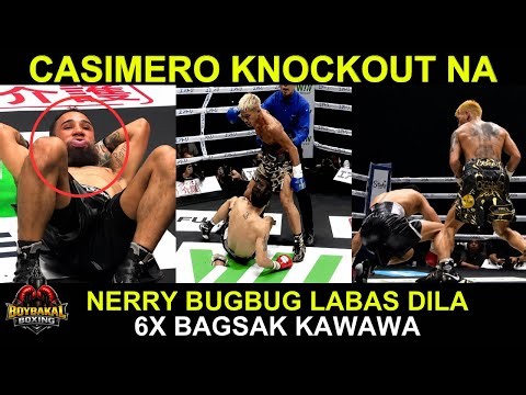 Casimero KNOCKOUT Binugbug Si Nerry 6X Bagsak Kawawa Round 4 Lang