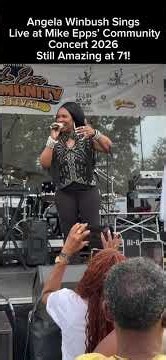Angela Winbush Sings Live at Mike Epps’ Community Concert 2026 | Still Amazing at 71!