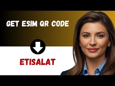 How to Get Etisalat eSIM QR Code | Etisalat UAE eSIM QR Code Online | Activate Etisalat eSIM with