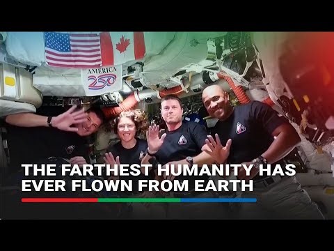 WRAP: Artemis II moon crew flies farther than humans have ever gone before | ABS-CBN News