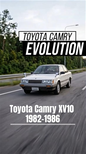 Toyota Camry Evolution (1982 → 2024) Then vs Now #toyota #camry #carevolution #carhistory