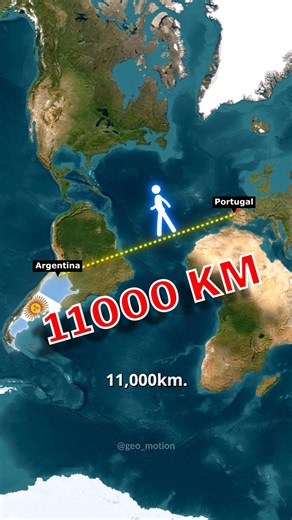 Can You Walk From Portugal to Argentina?