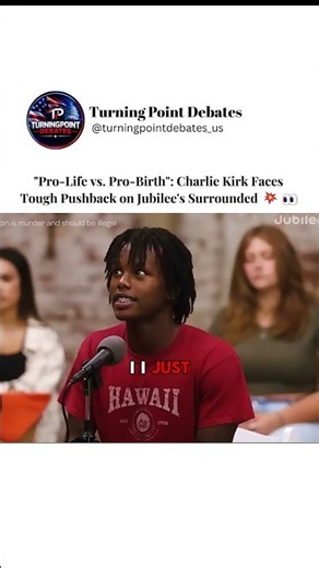 1 Conservative vs. 25 Liberal College Students: Charlie Kirk Defends the Pro-Life Stance 🧠⚡