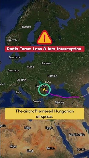 Cathay Pacific CX257 ✈️ Intercepted by NATO Fighter Jets 🚨 After Radio Contact Lost Over Romania 🇷🇴