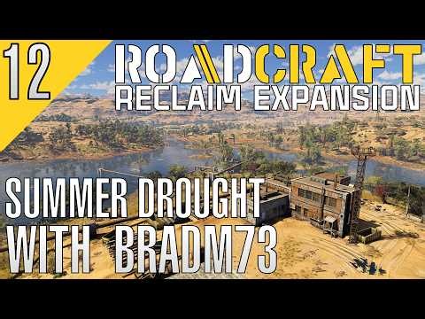 ROADCRAFT RECLAIM DLC: Summer Drought Map - Ep12: Restoring the Canyon Base + ROADS!!