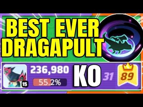 Over 30 KO's and 200,000 Damage?! This DRAGON DANCE DRAGAPULT BUILD is Insane | Pokemon Unite