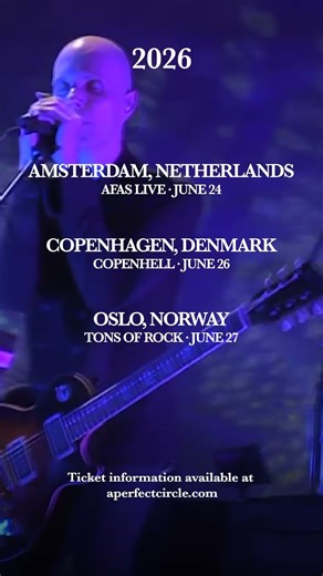 A Perfect Circle Expands 2026 Tour