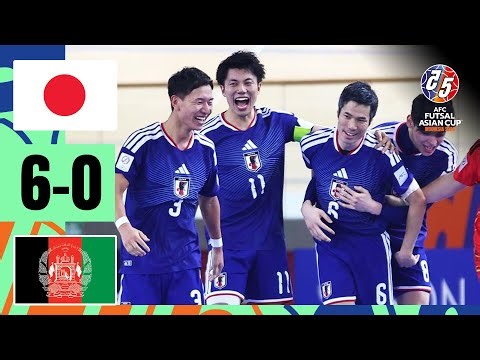 Samurai Blue STORM past Afghanistan! | Japan - Afghanistan | Highlights | AFC Futsal Asian Cup™