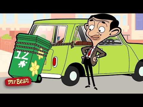 Mr Bean Turns His Car Into A Garbage Truck 🗑️ | Mr Bean Animated Season 4 | Funny Clips | Mr Bean