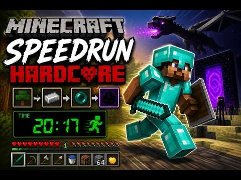 MINECRAFT SPEEDRUN HARDCORE