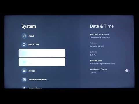 PANASONIC TN-43W70AEZ - How to Enable Developer Options