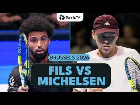 Arthur Fils vs Alex Michelsen DRAMATIC Tiebreak 😰 | Brussels 2026 Highlights