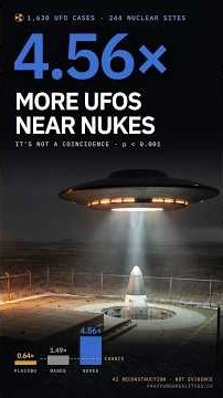 UFOs vs Nukes: We Ran the Data on 1,630 Sightings, Is it real?