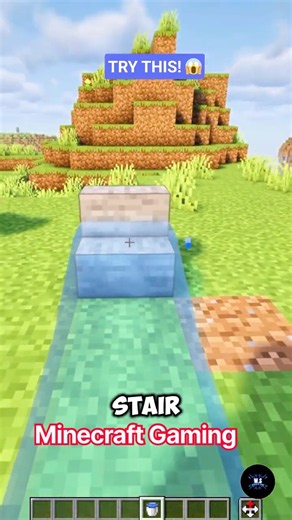 Minecraft Hidden Stair Trick You Should Try! #minecraft #shorts
