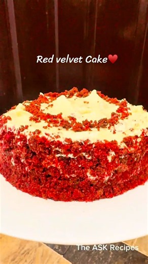 Red Velvet Cake with Cream Cheese Frosting | Easy Red Velvet Cake Recipe