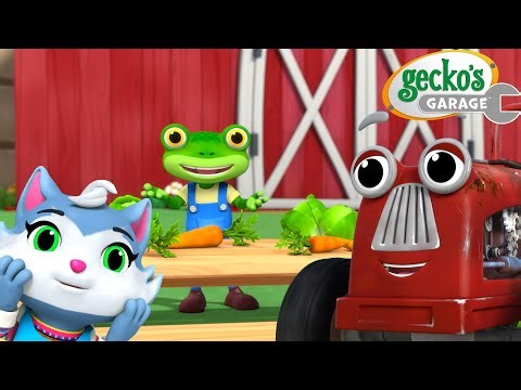 Compost Explosion! 🚜 Trevor's Farm Mess | Gecko's Garage 🚚 | Cartoons For Kids