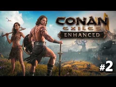 CONAN EXILES ENHANCED: A MAIOR EVOLUÇÃO DESSE SURVIVAL CHEGOU! (EP.2)
