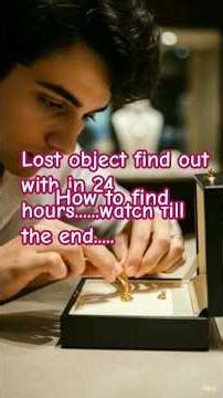 How to Find out lost object with in 24 hours#ytshorts#trending#motivation #lost #lost and found