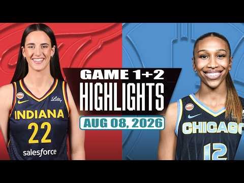 Indiana Fever vs Chicago Sky Game 1st+2nd Highlights Aug 08 ,2026 WNBA Season 2026.