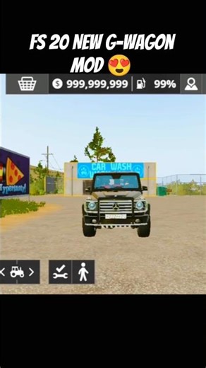 FS 20 NEW G-WAGON MOD 🔥 #indiantractor3d#shortsfeed#viral#viralshorts#fs20#fs20mods