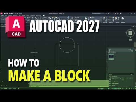 AutoCAD 2027 How To Make A Block