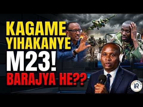 🔴 LIVE: BURYA URWANDA RWARABESHYWE NONE INGABO ZA RDF M23 ZIRASHIZE ,KIGALI BYANGA BIKUNDA IRAFATWA,