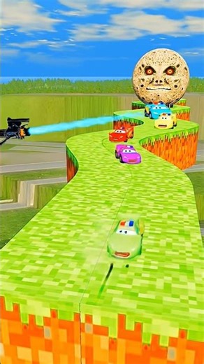 Giant Lightsaber 🔥 vs Police & McQueen Cars 🚓🏎️ | BeamNG.drive Crash Test