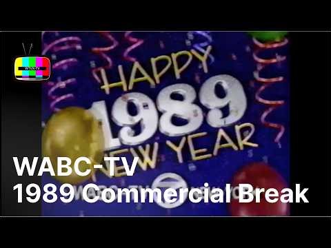WABC-TV Commercial Break (January 1, 1989)