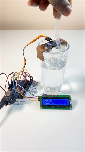 Water Level Monitoring with Arduino & ultrasonic sensor - HC-SR04 #electronics #engineering #technology | Upload Ideas with Itamar