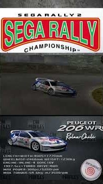 sega rally 2 championship Dreamcast Peugeot 206 #retrogaming #retrogames #gameplay #rally #gameplay