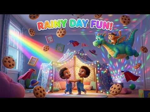 Rainy Day Fun Song | Nursery Rhymes & Kids Songs