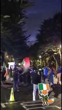 Tensions rise in Ireland as Irish citizens set ablaze police vehicles