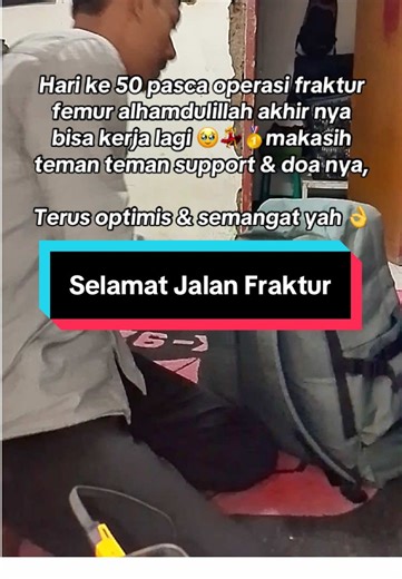 Syukuran hari pertama kerja setelah operasi