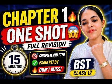 👉 “Class 12 BST Chapter 1 in 15 Minutes 🤯 | FULL REVISION 🔥 Don’t Miss!”