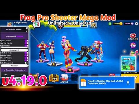 Frag Pro Shooter Mod Apk v4.19.0 | Frag Pro Shooter Mega Mod Menu | Frag Pro Shooter Hack v4.19.0