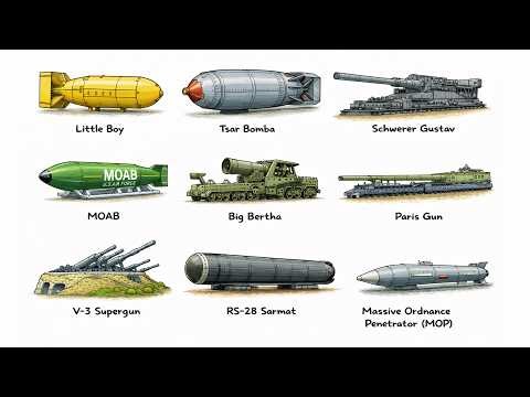 The LARGEST Weapons Ever Built Explained In 10 Minutes