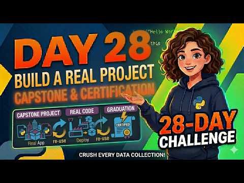 Build a Real Python Project: Capstone & Certification (Day 28)