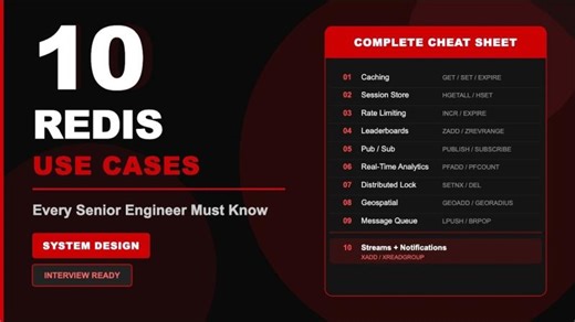 Redis Beyond The Cache : 10 Redis Use Cases That Separate Mid-Level from Principal Engineers | Alok Maurya