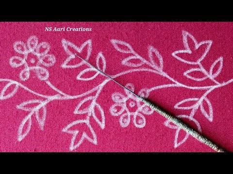 Fully Cut Beads Work Blouse Design With Aari Work | Maggam Works 