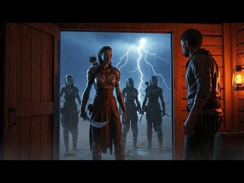 A Pack of Alien Huntresses Took Shelter in My Cabin… Then One Whispered: “He’s Mine” | Sci-Fi Story