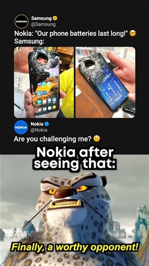 Samsung vs. Nokia 🗿