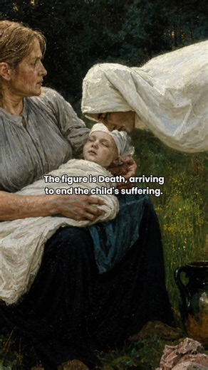 Döden (Death) painted by Janis Rozentāls in 1897 #history #painting #art